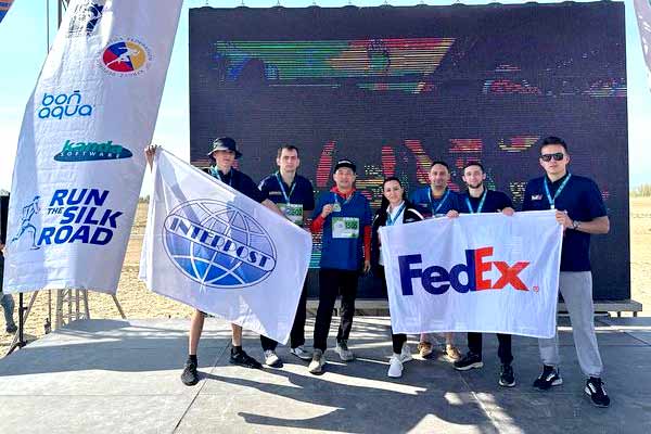 Сотрудники Интерпост приняли участие в марафоне Run the Silk Road