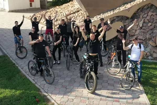 Сотрудники компании "Интерпост" приняли участие в велопробеге